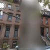 谷歌街景的神秘模糊布鲁克林褐石屋