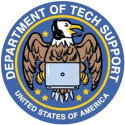 美国技术支持部的标志