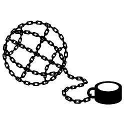 globe-shaped枷锁
