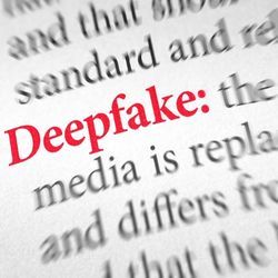 字典中的Deepfake条目显示部分定义。